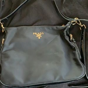 PRADA nylon crossbody bag